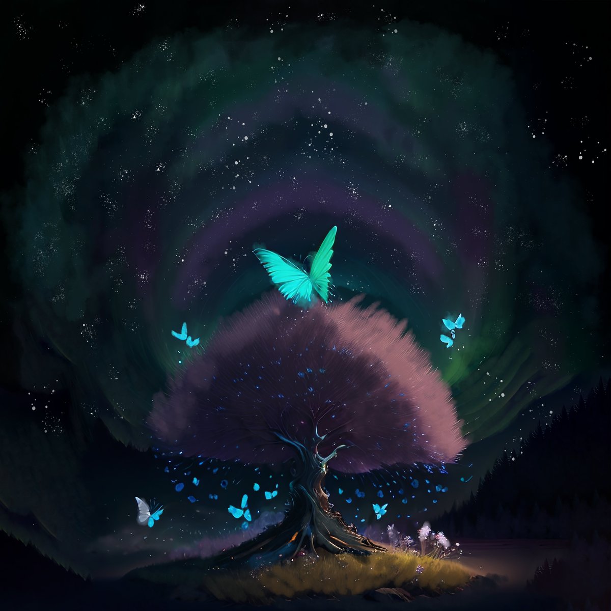 ticarella's tweet photo. My latest design๐ฆ "Blossoms of Enchantment: Cherry Tree, Butterflies, and Aurora Dance" @threadless
https://t.co/81WPcF3fYD
#Auroraborealis #Butterflies #Nightsky #threadless #ticarella https://t.co/QQ6z9KVzi6