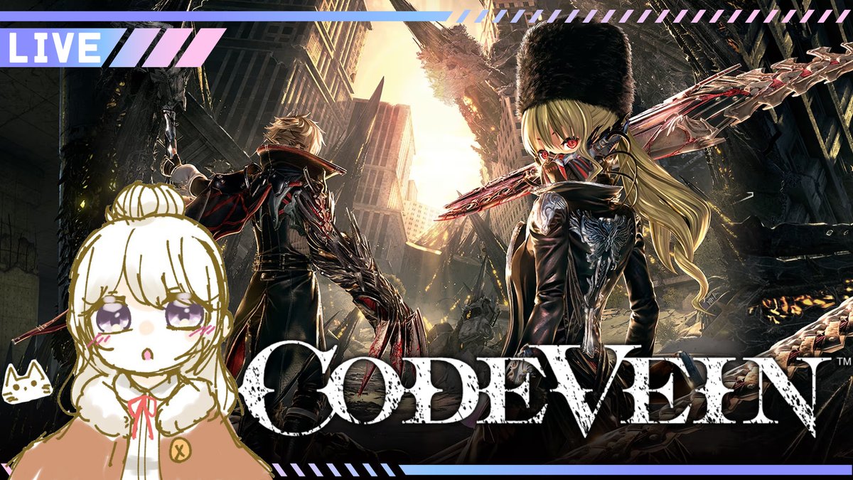 K2Rin78's tweet image. 【CODE VEIN】神喰いと呼ばれた男（嘘）　　（#CODEVEIN＃参加型　#pc版 ） youtube.com/live/EzJlxKuM4… @YouTubeより 

今日もひとりこつこつと