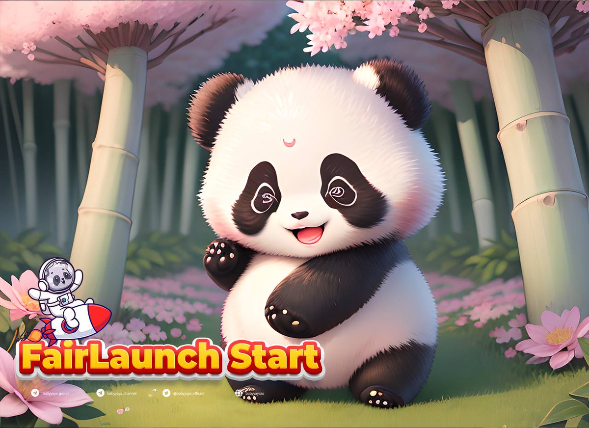 BabyYAYAswap's tweet photo. ATTENTION! ATTENTION! THE FAIR LAUNCH WILL OFFICIALLY START TODAY🔔
Join the revolution and secure your spot before Whales comes to #Panda - the next #memecointrend  

Start 2023.05.24 12:00 (UTC)
End 2023.05.25 13:00 (UTC)
✅Fully AUDITED ✅KYC Verified 
https://t.co/Biz6tojnSl https://t.co/3OubaGYFxE