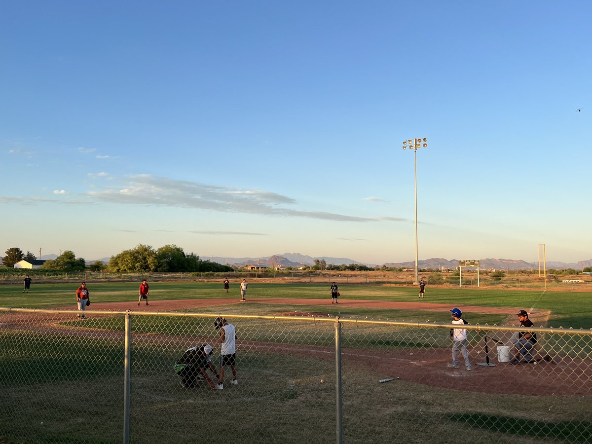 Late May #LittleLeague practice on the #rez. #SaltRiver #Pima #Maricopa #Native #Arizona #ArizonaBorn