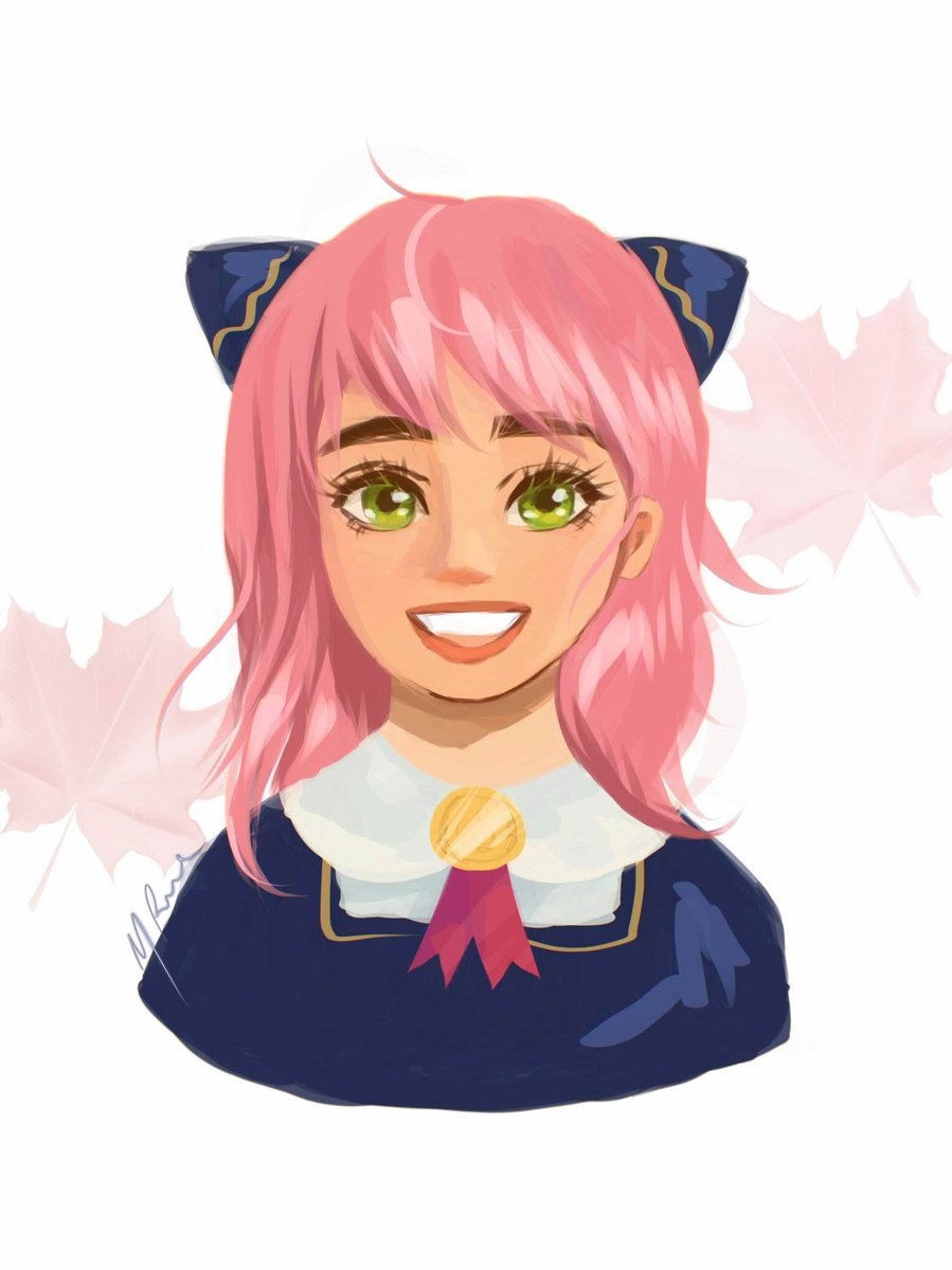 Qrt the character vs how you drew the character ✨ 

#AnyaForger #SPYxFamily #digitalart #art #fanart