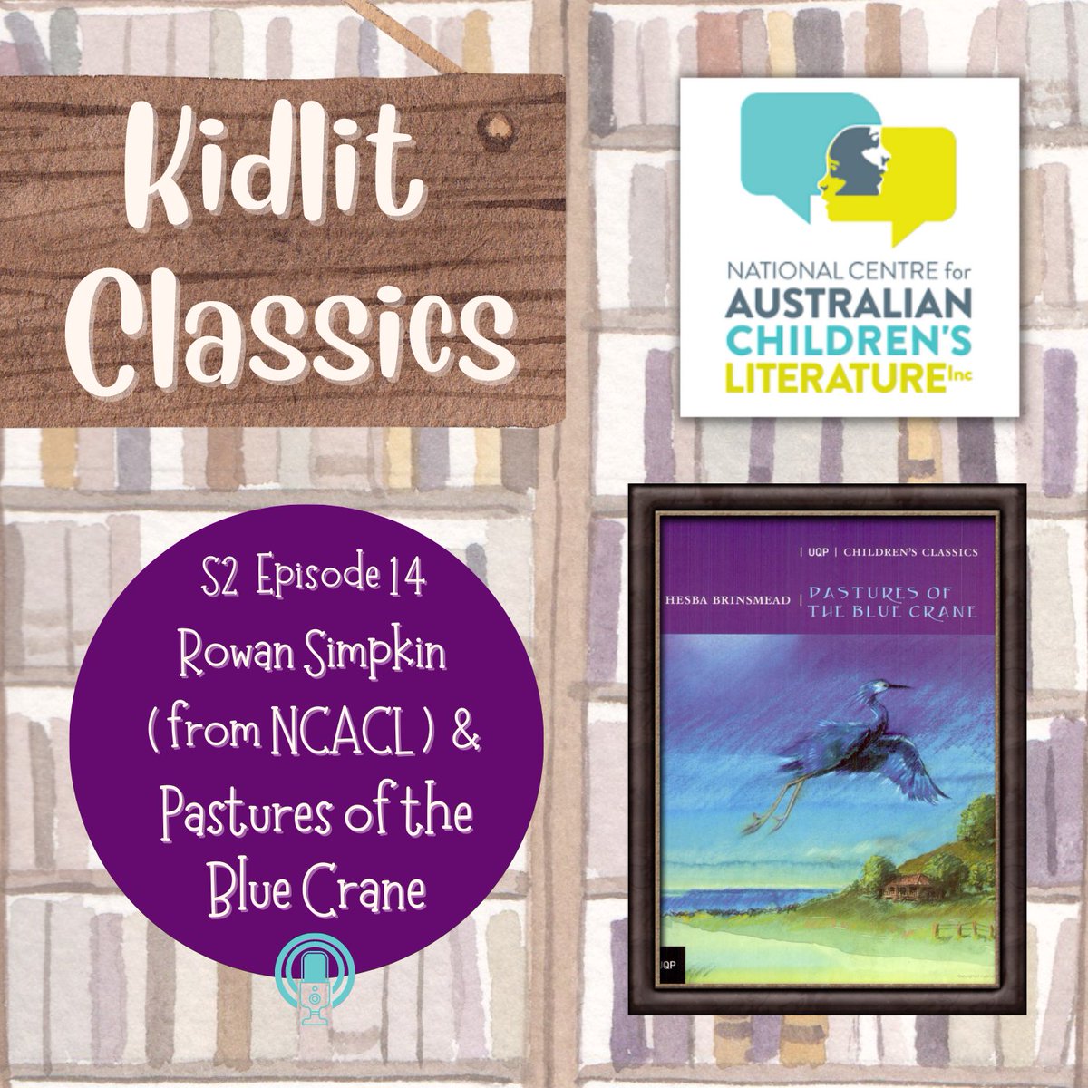 SamEllenB's tweet image. Releasing tomorrow on the podcast: Rowan Simpkin, on behalf of @NatCentAusChLit , has a chat with me about her #KidLitClassic. We also talk about all the great work that NCACL do.