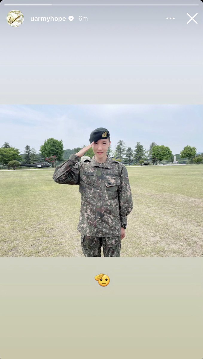j-hope on instagram story

🐿️: 🫡