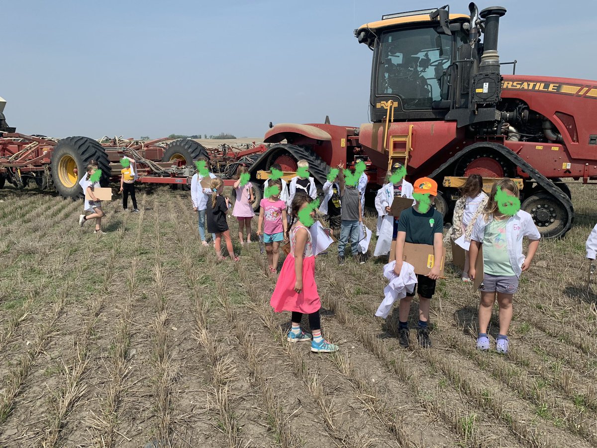 Field trip to the field today. Amazing experience! <a href="/LindaleSchool/">Lindale School</a> <a href="/PrairieSouth/">Prairie South</a>