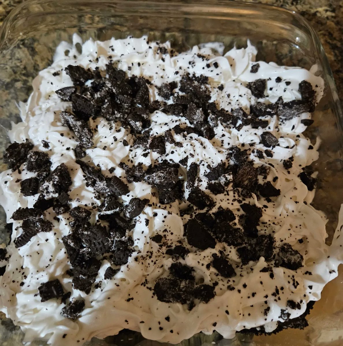 I made this #NoBake #Oreo #Pie, which is #glutenfree, #dairyfree, #vegan and #nutfree. I wanted to make it more #lowcarb, but the store was out of the Catalina Crunch cookies, so I had to use GF Oreos. I did use #sugar-free #chocolatechips. I didn't have the DF #CocoWhip, either,…