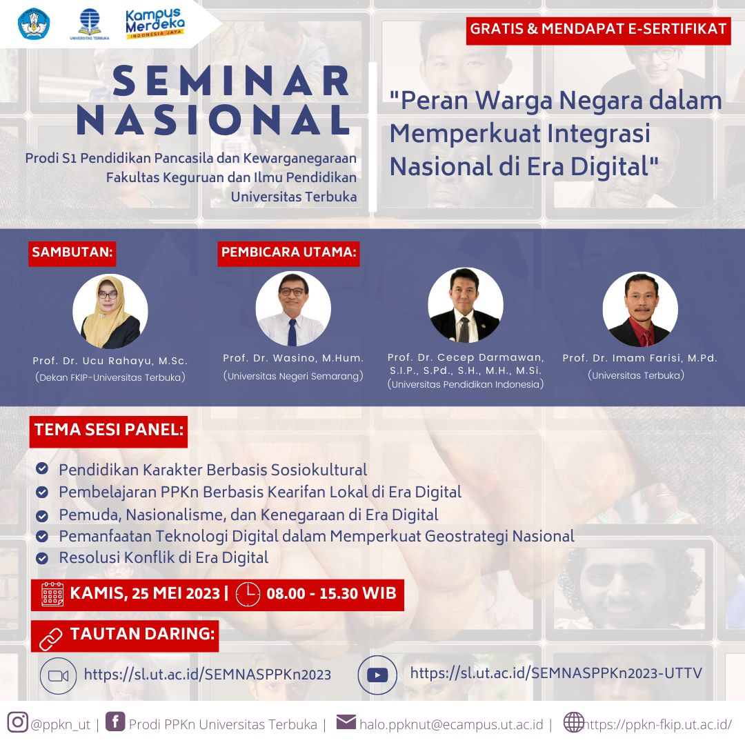 Universitas Terbuka on Twitter: "Ikuti Seminar Nasional dengan tema