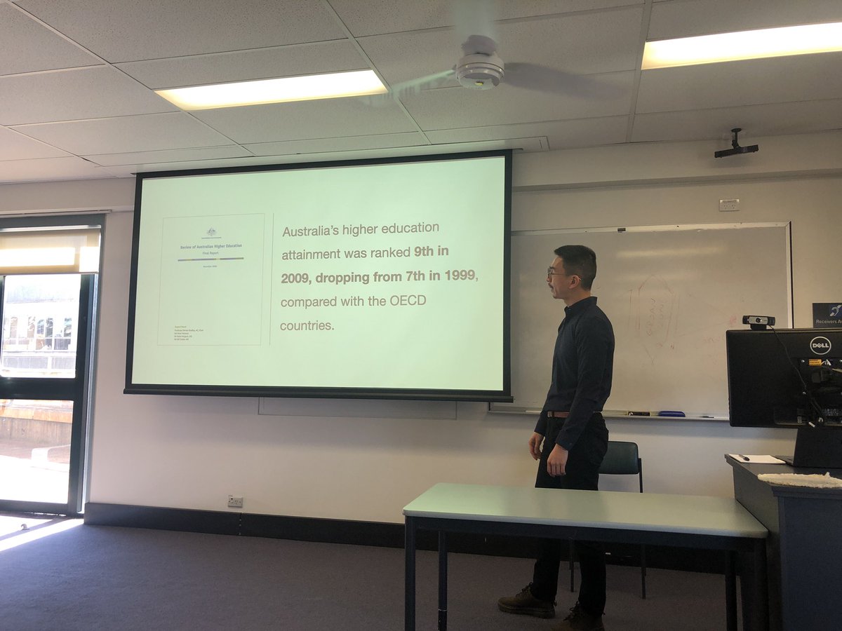 SydneyCoInEd's tweet photo. Brilliant seminar by @Leo_RenHao just now comparing higher education enrolment policies in Australia and Taiwan. @MThomasEdDev you are solely missed! @USyd_SSESW @ArtSS_Sydney https://t.co/OZKJ3IQnKe