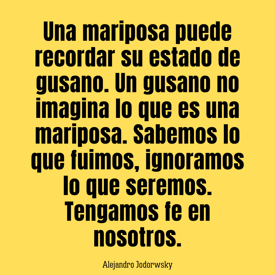 Tengamos fe en nosotros...