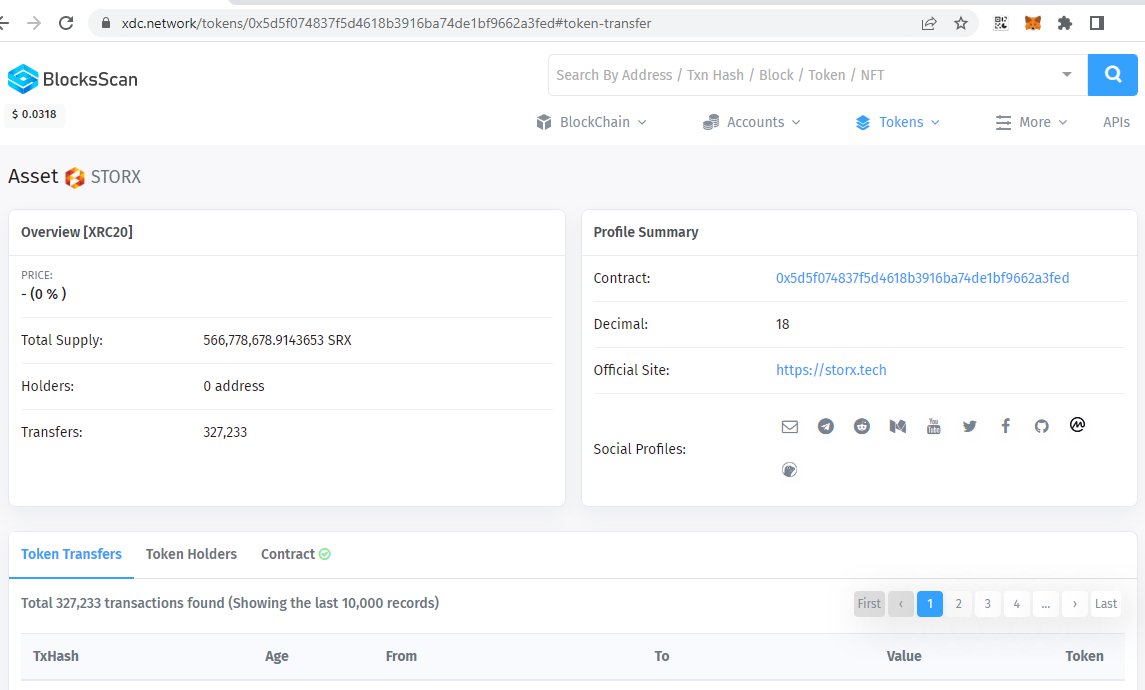 User-friendly enhancement!!!

Token holdings are now clearly identifiable with a 0x prefix. This upgrade brings enhanced visibility & transparency to the #XDCEcosystem.

#XDCNetwork #XDC #TokenVisibility #explorer @XinFin_Official @riteshkakkad @atulkhekade @XDCFoundation