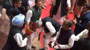 @BhavikaKapoor5 @SpiritOfCongres @sidd_sharma01 It maybe in Italian form of Hinduism, but not in India. Both my sister and i bowed down in respect for elders before marriage. But as per some an old mans has to bow to the leader.