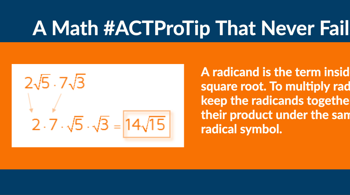 myprepacademy's tweet photo. A Math #ACTProTip That Never Fails
#collegeprep #tutoring acttestprep #actprotip #satreading #act https://t.co/5DCCVlD27e