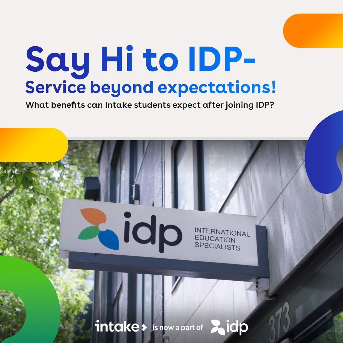 intake_ph's tweet photo. Are you ready to be part of the global education to unlock a new world of possibilities?

Starting on June 19, Intake will become part of the IDP family, offering you a wider range of study abroad options to help you achieve your aspirations. https://t.co/KbDVpDrJCU