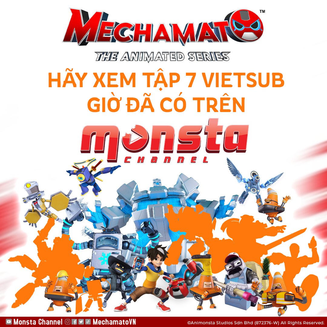 MechamatoVN's tweet photo. Đoán xem robot xấu xa nào sẽ tấn công Kota Hilir đây?
Hãy xem tập 7 tại: https://t.co/ogtqy97muk
.
#Mechamato #MechamatoSeries #MONSTA #Youtube #FREE https://t.co/R5Yrp7z0f1
