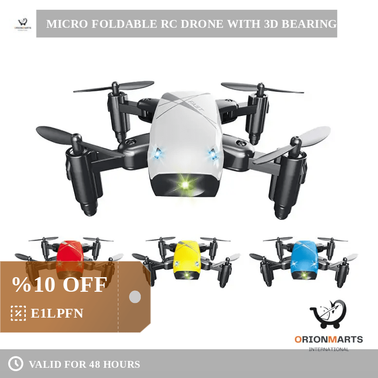 orionmartsintl2's tweet image. Micro Foldable RC Drone with 3D Bearing Steering Wheel Remote Control... selling at $33.99 
⏩ shortlink.store/JLSGEf7ahZ ⏩
#3Dbearing #APPcontrol #camera #HOTSALES #quadcopter #RCdrone #remotecontrol #WiFi