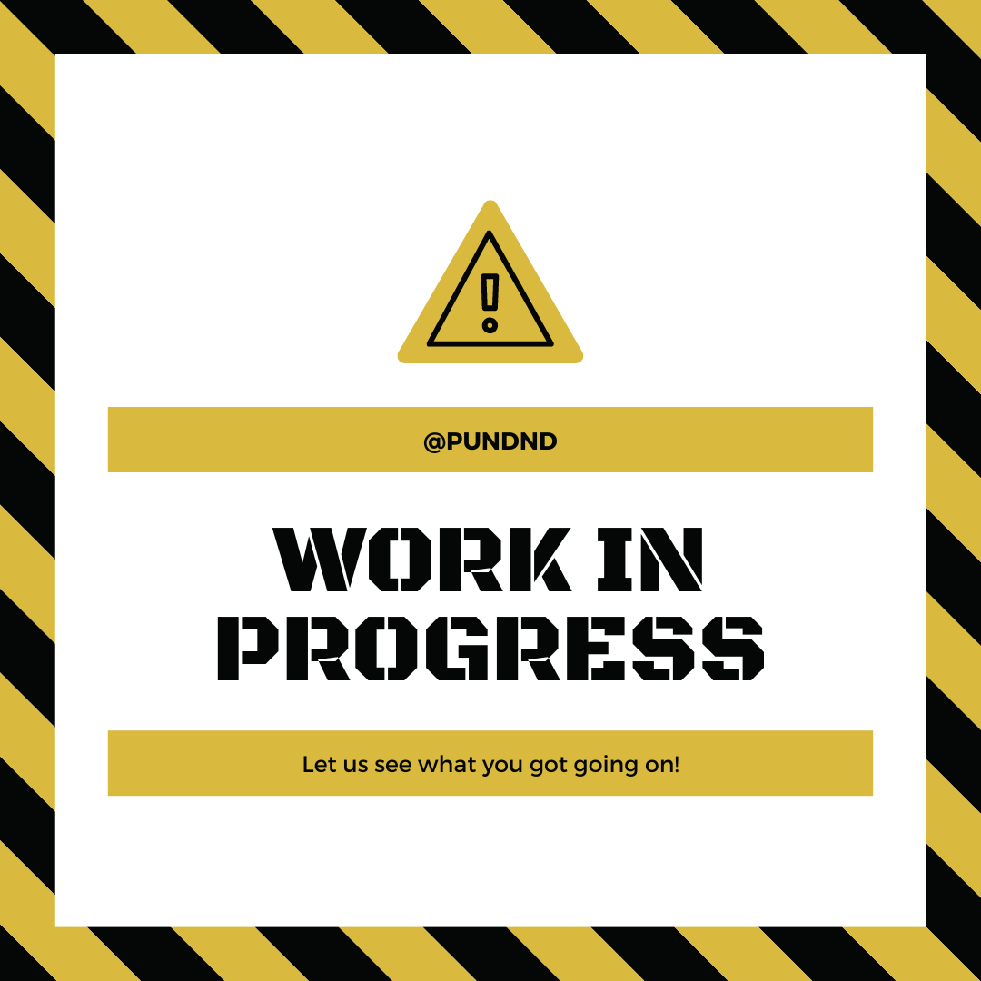 Woah there walking through a construction zone here. I'm gonna need to see your paperwork! What are you working on this #WIPWednesday?

#ttrpg #dnd5e #ttrpgfamily #ttrpgsolidarity #homebrewing #dnd