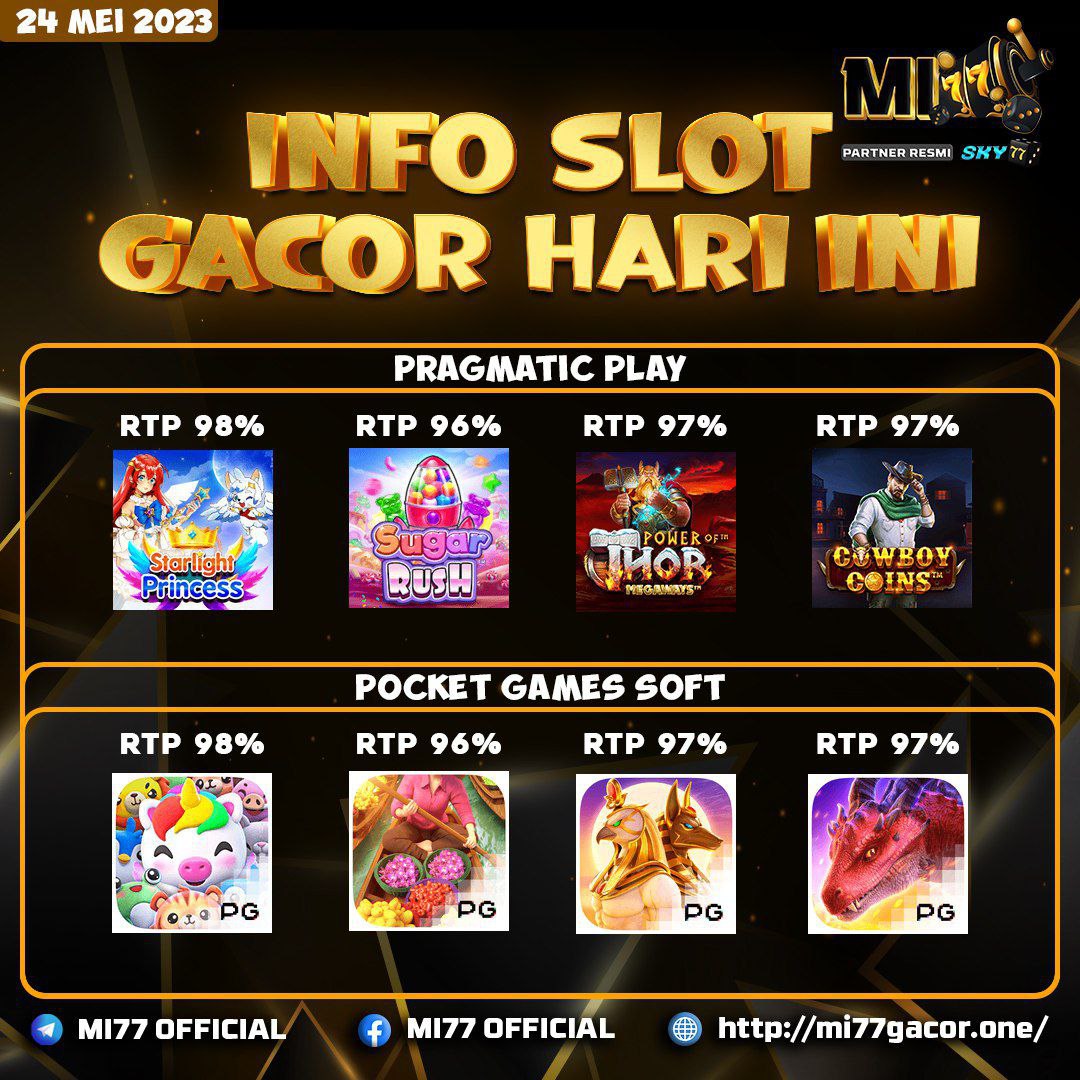 Mi77Ofc's tweet photo. INFO BOCORAN SLOT GACOR HARI INI LANGSUNG GASS BOSKU

#mi77 #infoslot #slotterbaru #sensasional #gameonline #poker #sensasional #jackpot #livecasino #slotgacor 
DAFTARKAN SEKARANG : 
https://t.co/afflYtDGdJ https://t.co/Ol8ewdVZsg