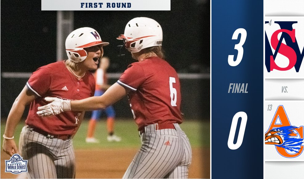 Walters State advances in the 2023 #NJCAASoftball DI World Series! ➡️

The Senators take down the Roadrunners 3-0 to end day ☝️. 

💻 | njcaa.org/championships/…