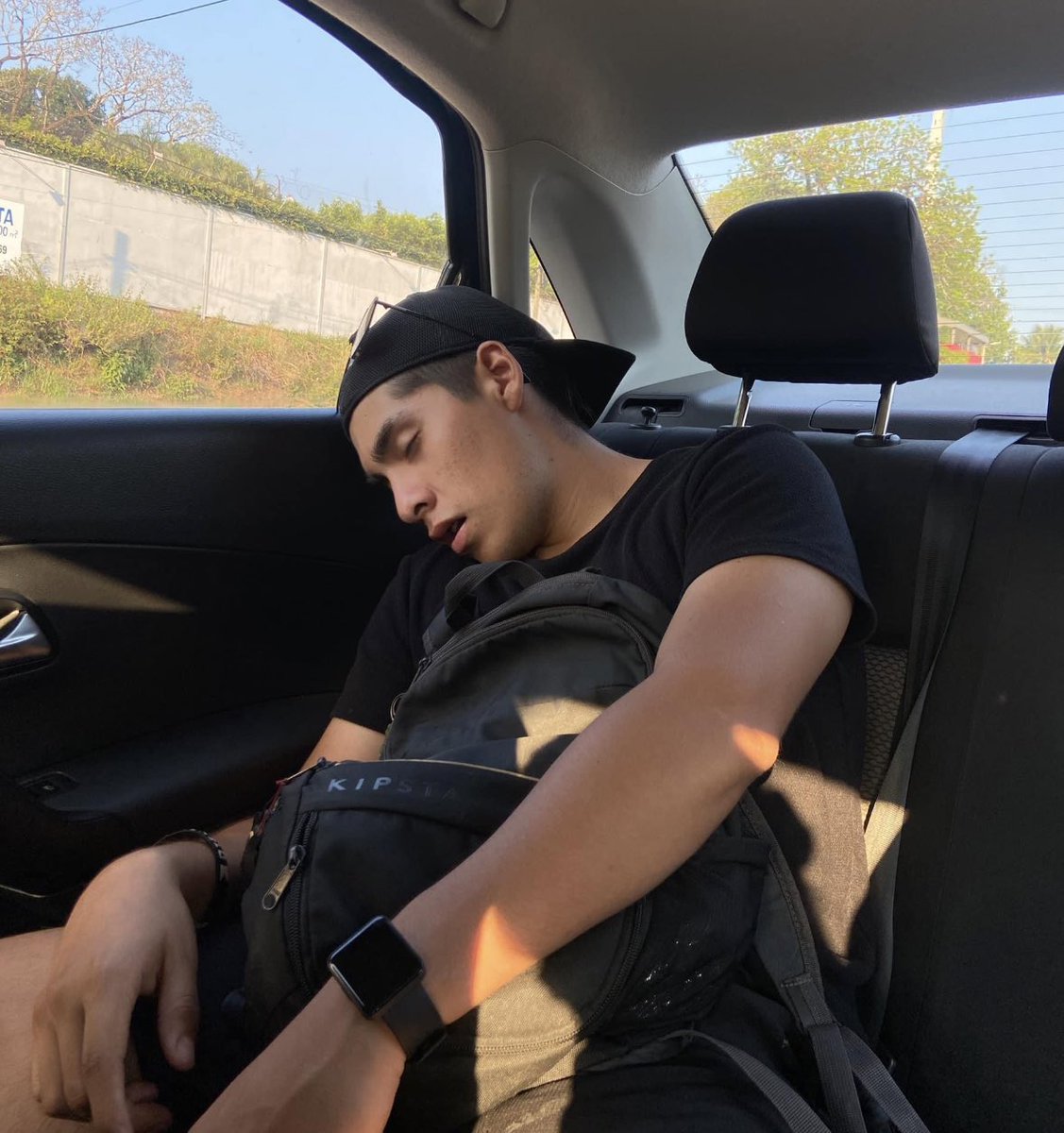 “Let’s take a road trip” 

Me the whole ride