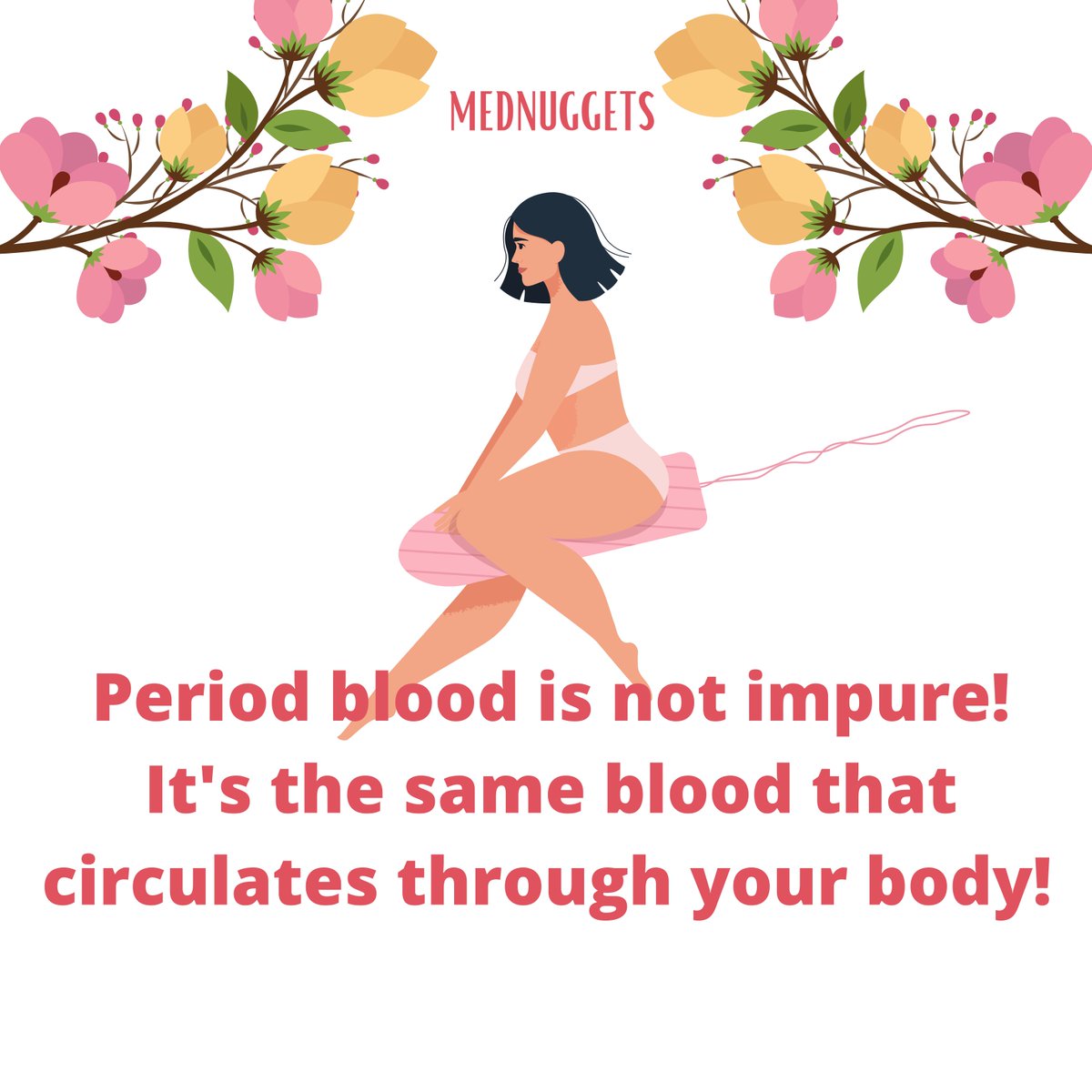 MedNuggetsPod's tweet photo. Watch Episode 1 for more details... 😊😊
https://t.co/1Wo84ytvbP

#MedTwitter #menstruation #menstrualhealth #MenstrualHygieneDay #myths #mythbreakers #facts #FactsMatter #Awareness #WomensHealth #WomenPower #WomenInSTEM #gynecologist #Girls2 #GIRLFRIEND #girlytwt https://t.co/VjAcbz9Hhw