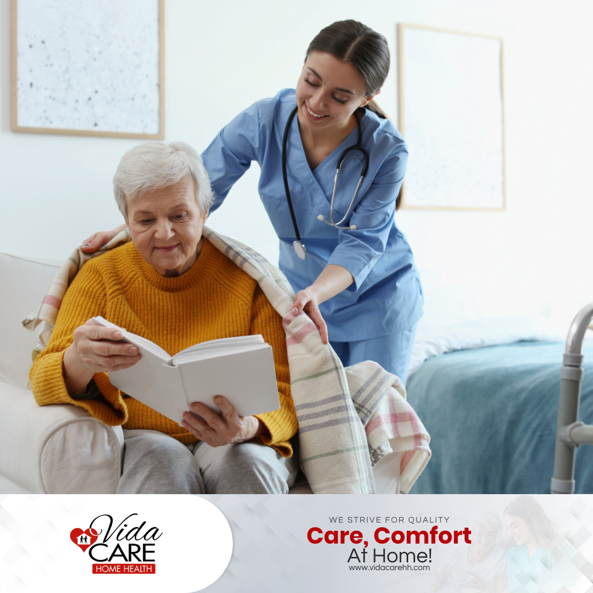 VidaCareHH's tweet image. Helping Seniors Stay Independent

Help your loved one maintain independence with compassionate and professional home health care. Our team provides comprehensive support. Contact us for assistance!

#Seniors #MaintainIndependence #ComprehensiveSupport #HomeHealthCare #FresnoCA