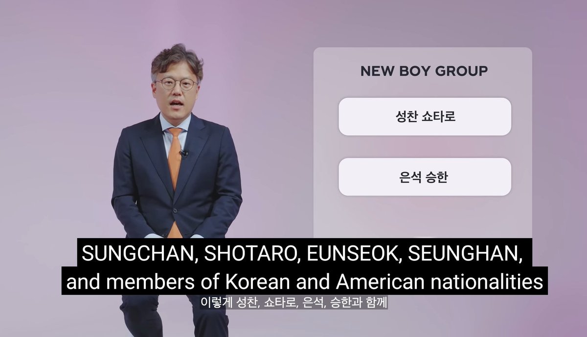 New SM boy group (not under NCT brand)

Sungchan
Shotaro
Eunseok
Seunghan
+ Members of Korean & American nationalities