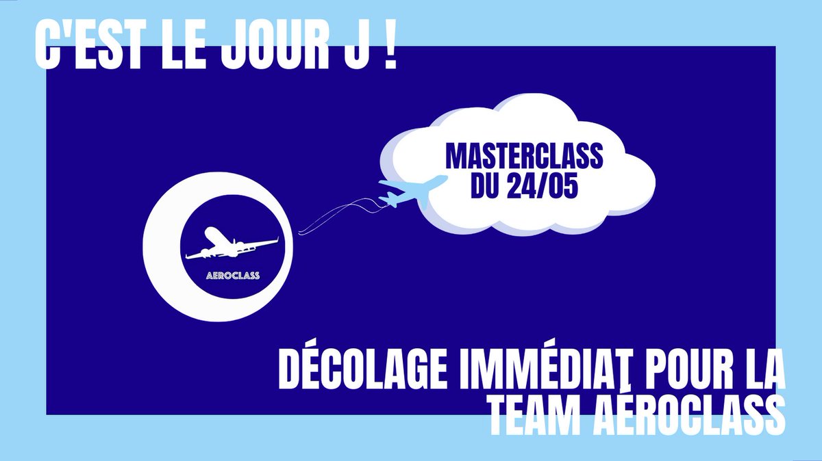 🛫 Ladies and gentlemen, le vol aéroclass à destination de la digitalisation est sur le point de décoller

Merci de bien vouloir vous présenter à la porte d'embarquement pour 9h30 afin de ne pas louper votre vol 😉

#avion #voyage #mbadmb #airport #masterclass #parcoursclient