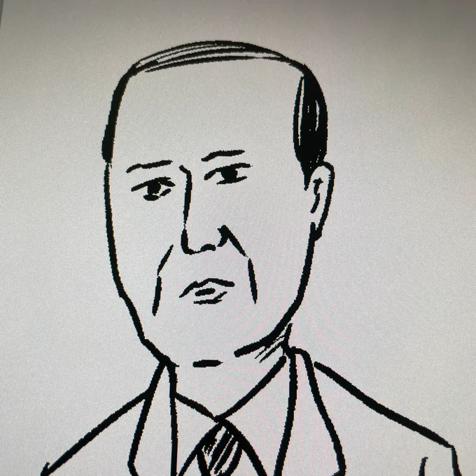 また親父を描いている。