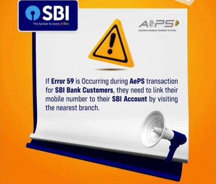 @TheOfficialSBI Please check SBi bank AEPS Down