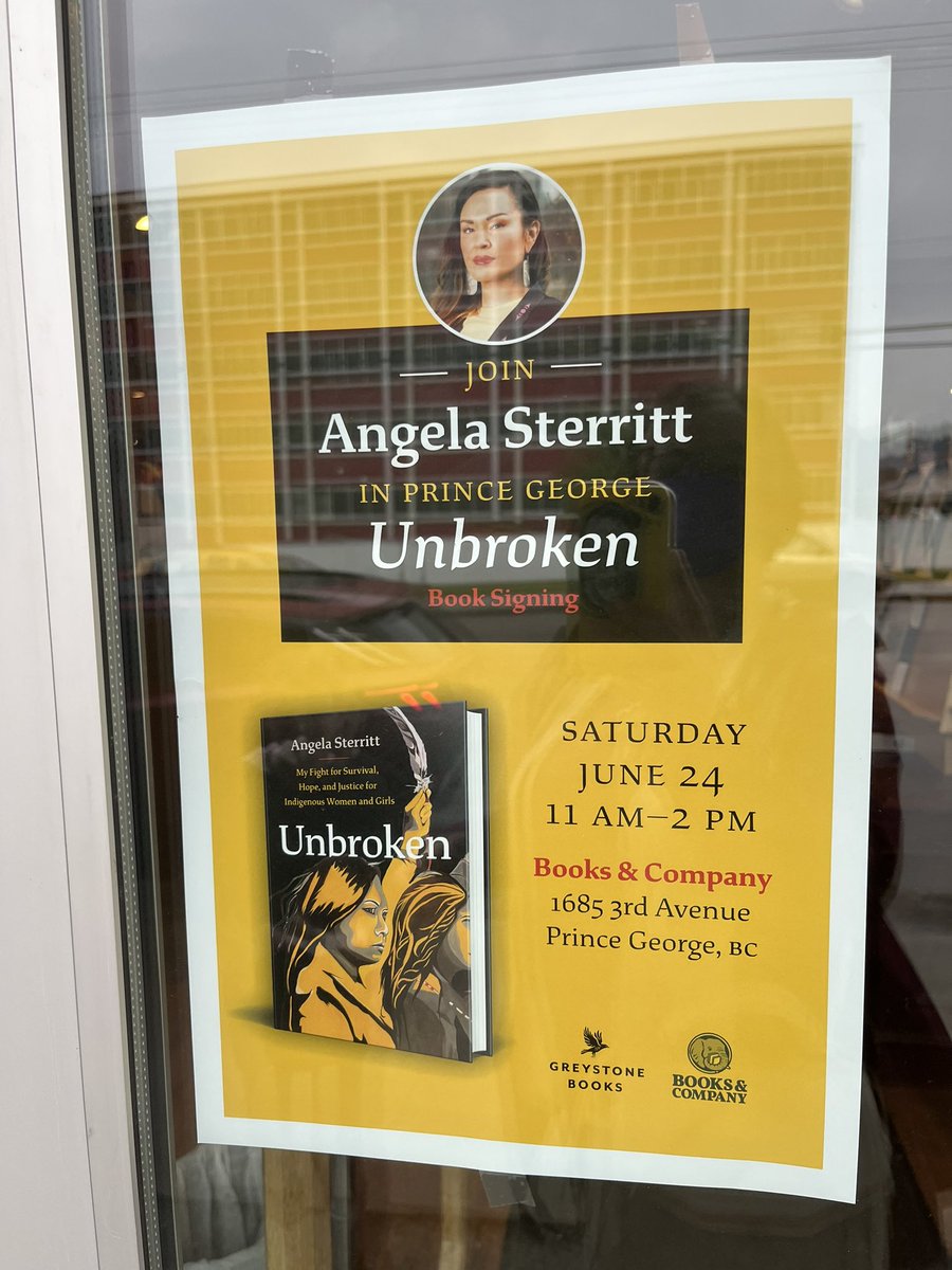 Spotted at @booksandcopg in @CityofPG today. Can’t wait! See you on June 24th. #unbroken #book