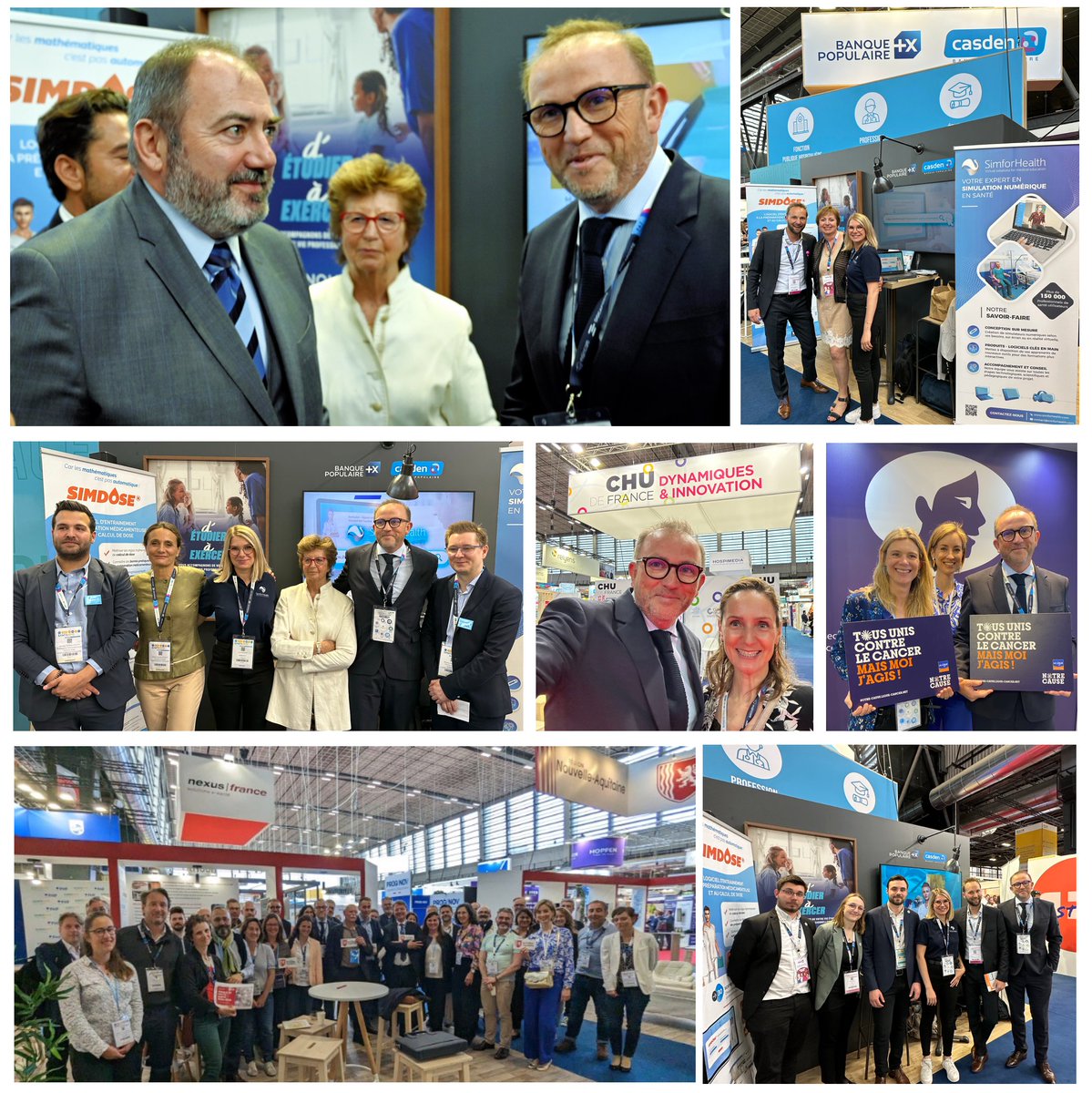 #SantExpo : Très honoré d'avoir pu échanger avec le Ministre de la Santé et de la Prévention Monsieur @FrcsBraun sur les enjeux et l'intérêt de la simulation numérique pour la formation des professionnels de santé sur notre stand @SimforHealth 📌 shorturl.at/jkrvB #Esante