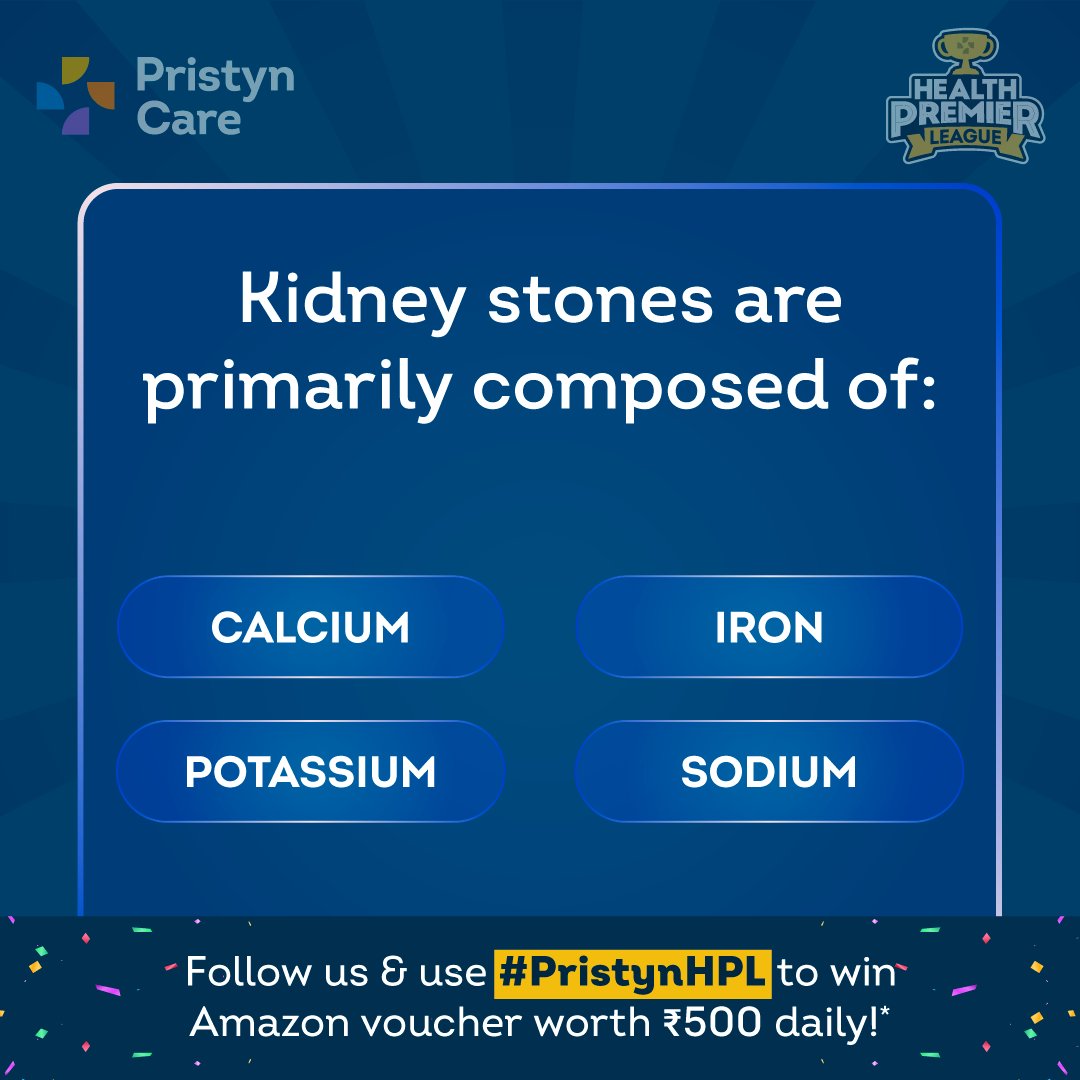 Today's question for Health Premier League is here!  Follow us to participate.        
#healthyrewards #contestalert #giveaway #giveawayindia #instacontest #contestprep #contestalert #contest #contestindia #playandwin #play #instagame #instacontestalert #player