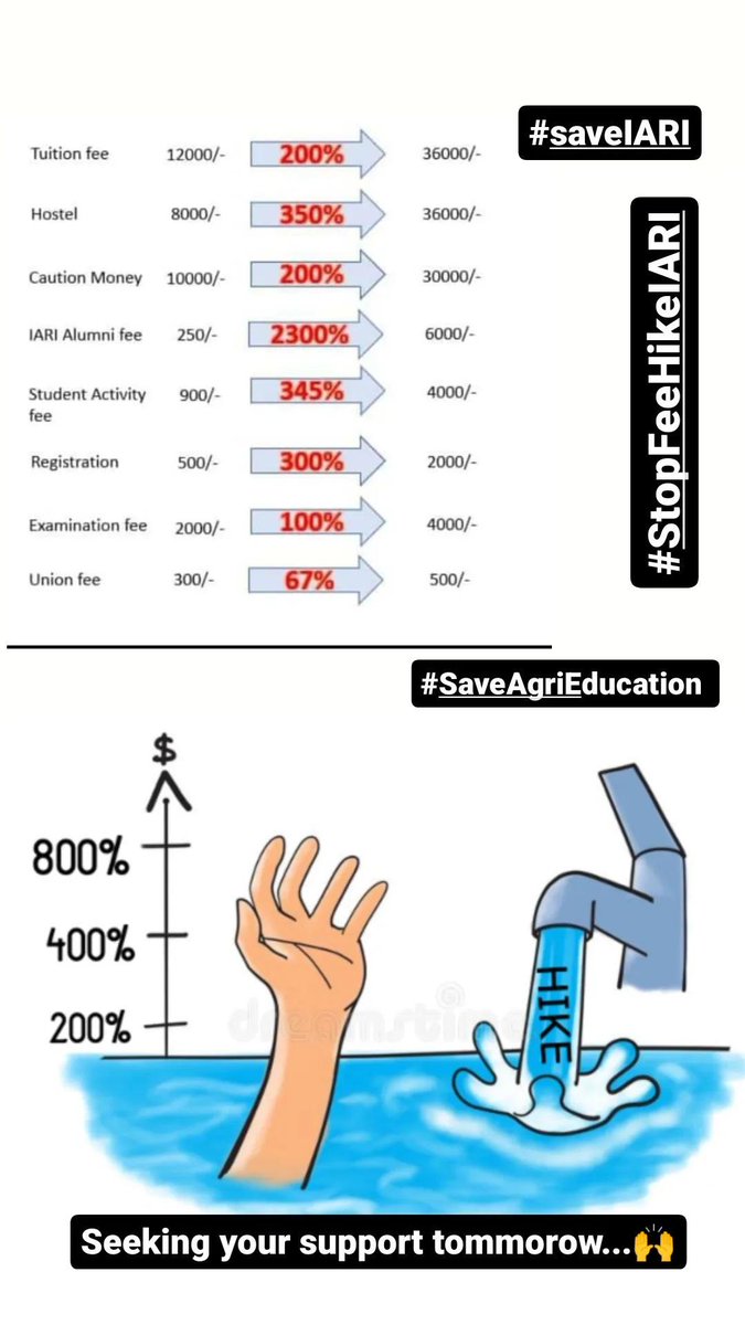 LohityaSbika's tweet photo. They are treating their meritorious students as outcast !!
#StopFeeHikeIARI
#StopAutocracy
#SaveIARI https://t.co/IwSdCKbRSJ