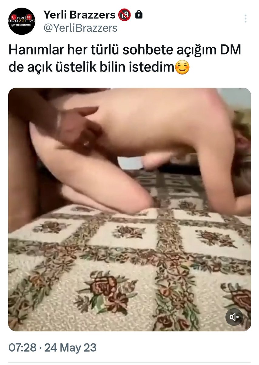 En yeni videolar ana hesabımız <a href="/YerliBrazzers/">Yerli Brazzers 🔞</a> hesabından paylaşılıyor. Her türlü sohbet etmek isteyen hanımlara DM açık gizlilik olmazsa olmazım