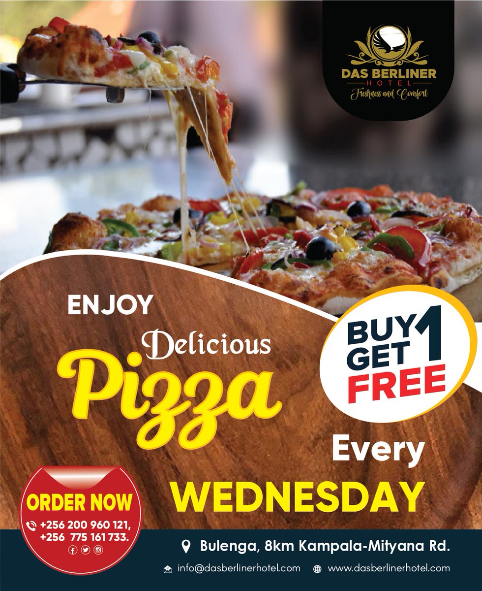 das_berliner's tweet image. It&apos;s #PizzaWednesday at Das Berliner Hotel. Make your orders now.