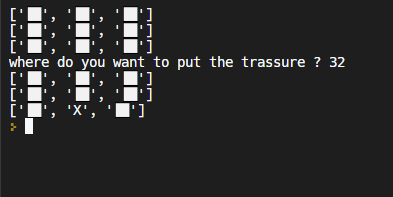ForestryTech_SL's tweet image. #100DaysOfCode #Python 
I built an Treasure Map and learn about python data structure lists