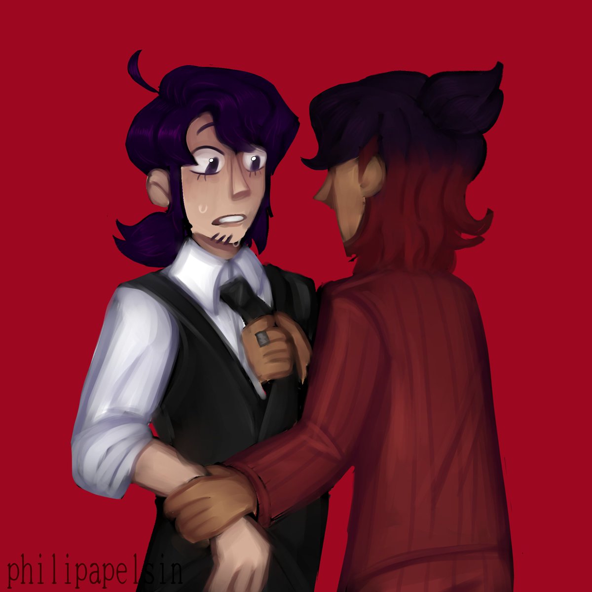 Posting old art because I can🌽🔥
#spookymonth #spookymonthfanart #Spookymonthkevin #spookymonthethan #ethanxkevin (?)