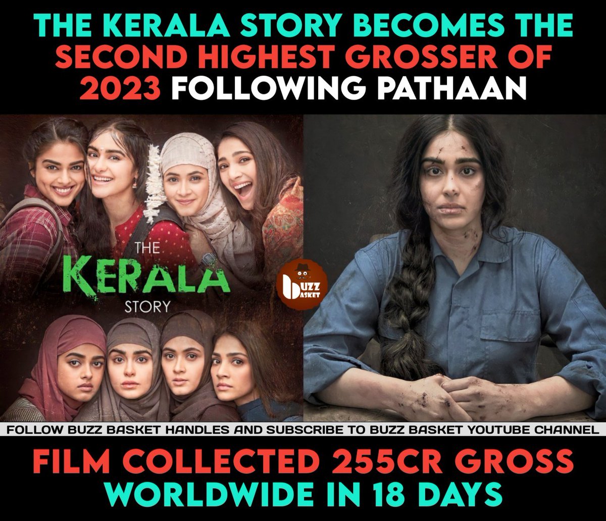 #AdahSharma #SiddhiIdani #YogitaBihani #SoniaBalani's #TheKeralaStory 18 Days Worldwide Collections 🔥💥

<a href="/adah_sharma/">Adah Sharma</a> <a href="/SiddhiIdnani/">Siddhi Idnani</a> <a href="/iyogitabihani/">Yogita</a> <a href="/soniabalani9/">sonia balani</a>  <a href="/sudiptoSENtlm/">Sudipto SEN</a> <a href="/Aashin_A_Shah/">Aashin A. Shah</a>