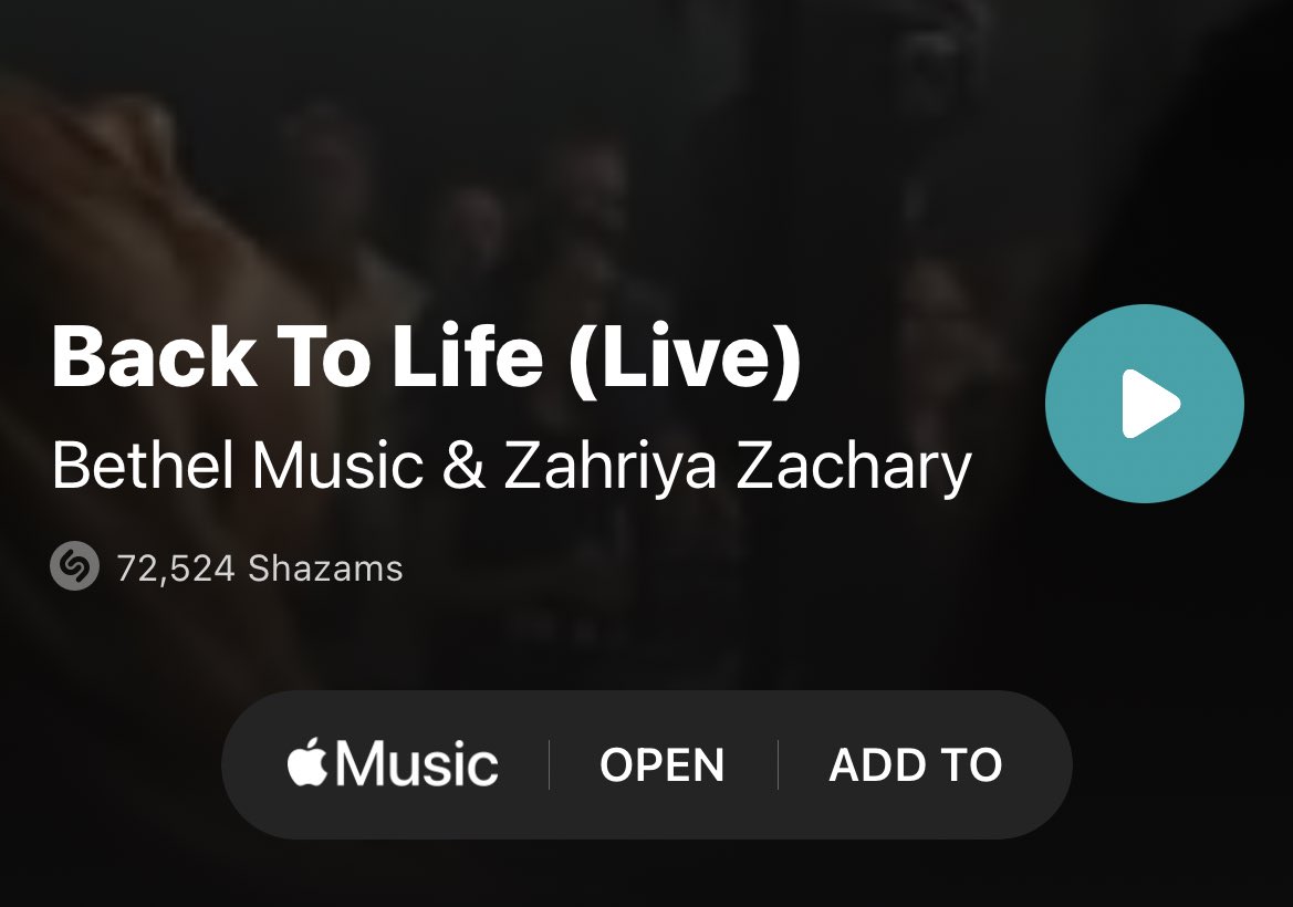 JulieTofano's tweet photo. In my Uber tonight my driver was playing some fire shit. I Shazammed it.  It was gospel music. https://t.co/dcNyV2jPJa