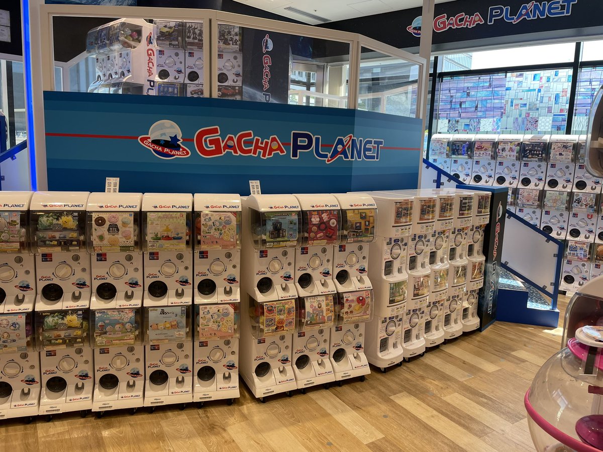 エナ専ポチャ 最近ガチャガチャ専門店を よく見かけます✨ なんば本店でも1階と6階に