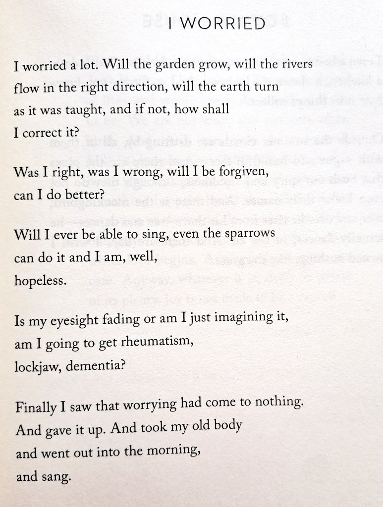 • Mary Oliver •