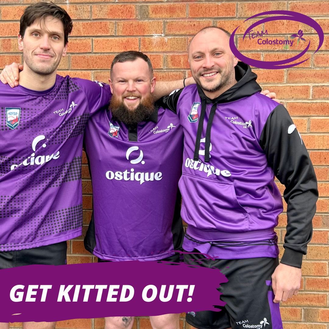 Get kitted out before our big day in Batley on June 4th! 

We’ve got limited sizes left in our @Ostiqueltd sponsored range including hoodies, polo shirts, and training tees. Check them out before they’re gone! 

colostomyuk.bigcartel.com

#UpThePurps💜
#RugbyLeague 
#StomaAware