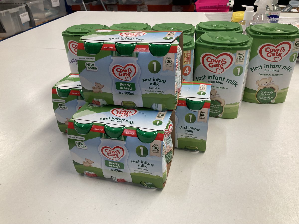 Following news reports last week of families struggling to afford baby milk, we received this wonderful donation from a local gentleman, he will never meet the families grateful for his generosity 🙏🏻🙏🏻 #endchildhunger