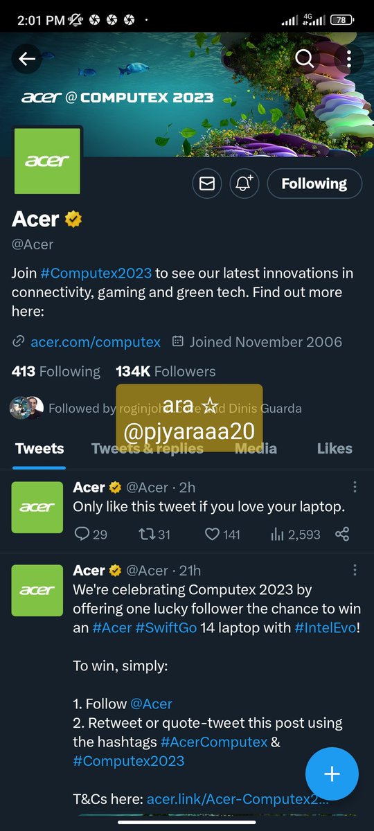 jeoslvra's tweet image. #AcerComputex  #Computex2023