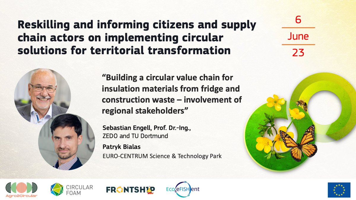 Don't miss our #eugreenweek partner event co-organised with our sister projects @frontsh1p, @Agro2Circular and @ecoefishent. Meet us in person in Brussels or join online on June 06 from 10:00-11:30.

Register here: lnkd.in/dXcB5yKg