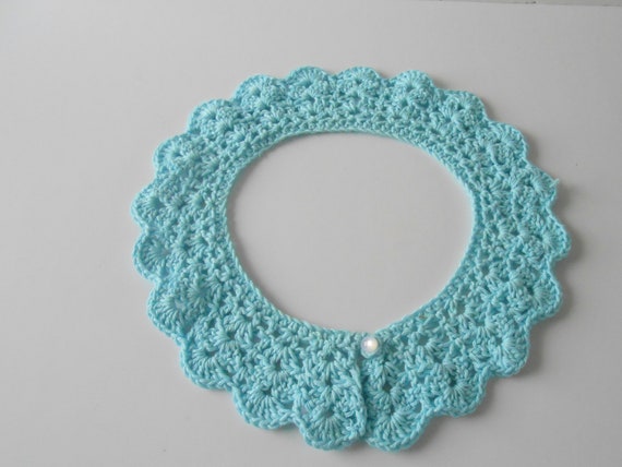 Walsh11Della's tweet photo. Crochet collar blue Detachable https://t.co/Mi5LtSHRWl via @EtsySocial #etsymntt #etsysocial #removablecollar #PeterPanCollar https://t.co/eXstGE05IK