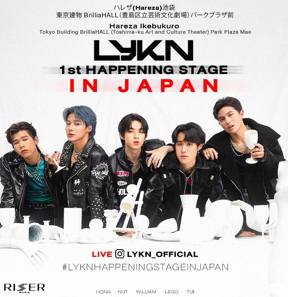 #LYKN in 池袋
#LYKNHappeningStageInJAPAN

⬇️インライ アーカイブ
🔗 instagram.com/tv/Csilx18tHYp…

cr : lykn_official IG