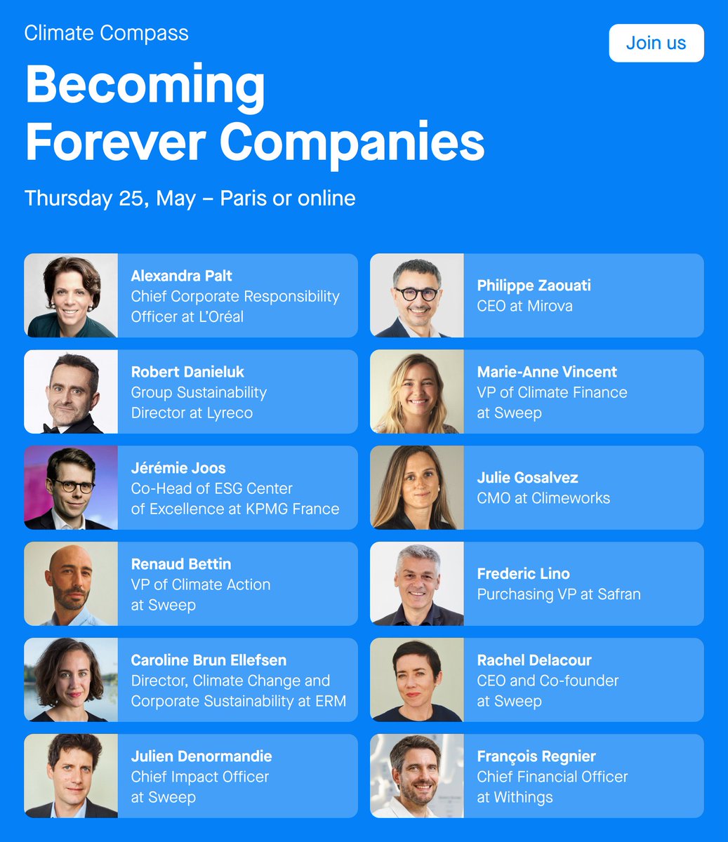 SweepThePlanet's tweet photo. D-1 before our flagship event #ClimateCompass 2023 🎉 

Be part of the solution. Learn how to drive climate action and long-term business success from leading experts. Join us tomorrow at 6:30 PM CET: https://t.co/1yWWtNoWfQ 

#Sustainability #ChangeNow2023 #climateevents https://t.co/nLsytnzqJv