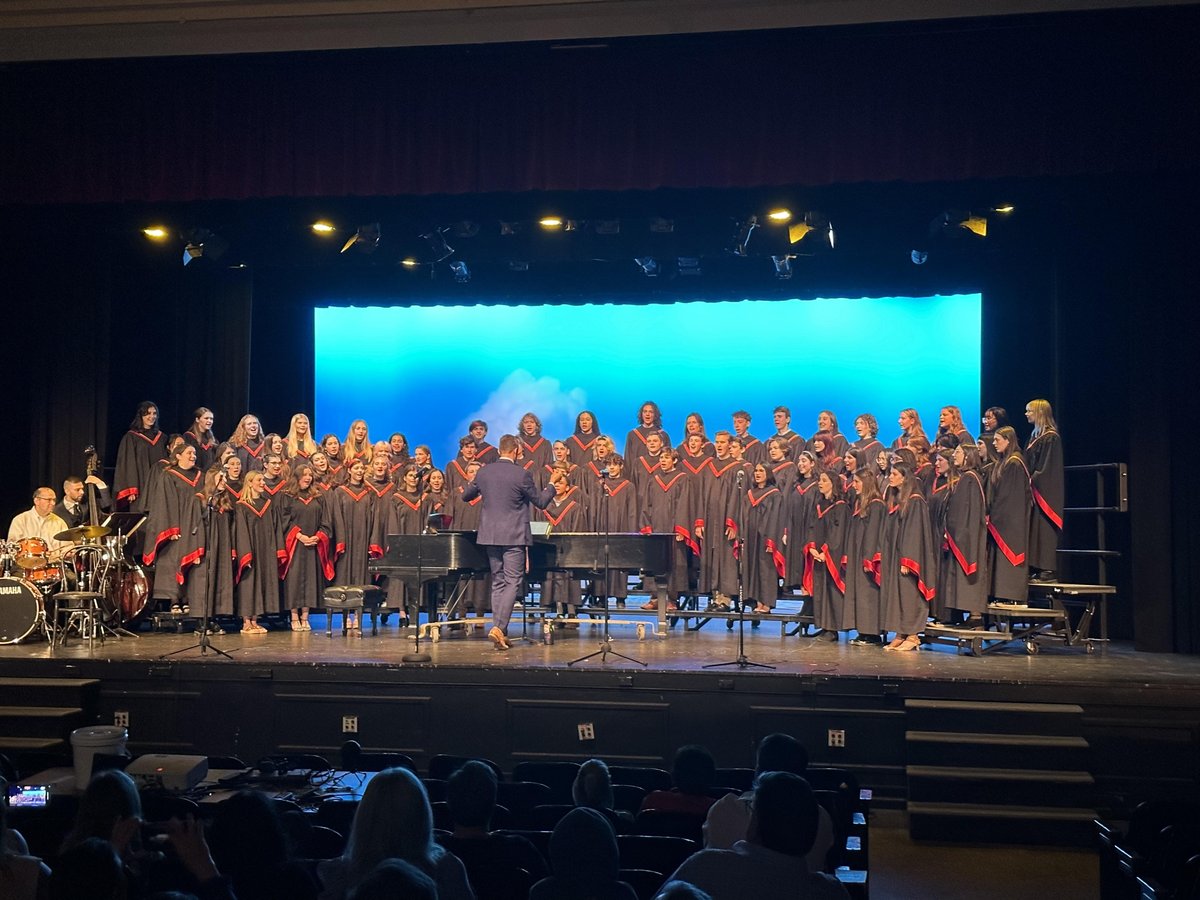HaddonfieldHS's tweet photo. @HMHSChoir A fantastic Spring performance from our choir groups last night!  Shout-out to Mr. Mills for his hard work and dedication in arranging the theme, American Songbook, and to our incredibly talented Class of 2023; you will be missed! https://t.co/KqNtSXvcmN