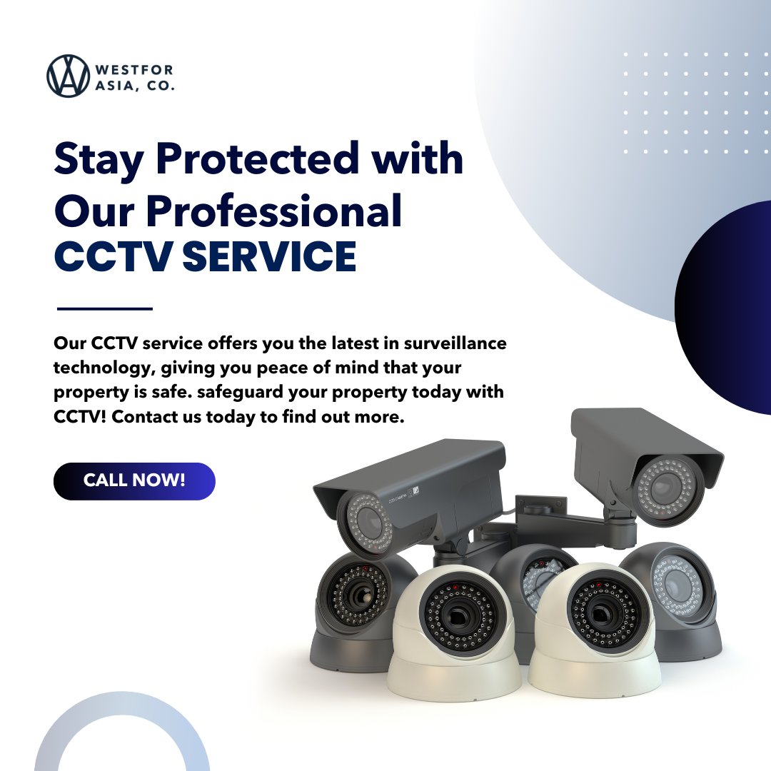 Keep a watchful eye on your property, anytime, anywhere!🏢👀

Visit westforasiaco.com to discover the power of surveillance. #CCTV #SecuritySystems #securitycameras #alarms #securitycamera #alarmsystem #cctvcamera #westforasiaco #WestforAsia
