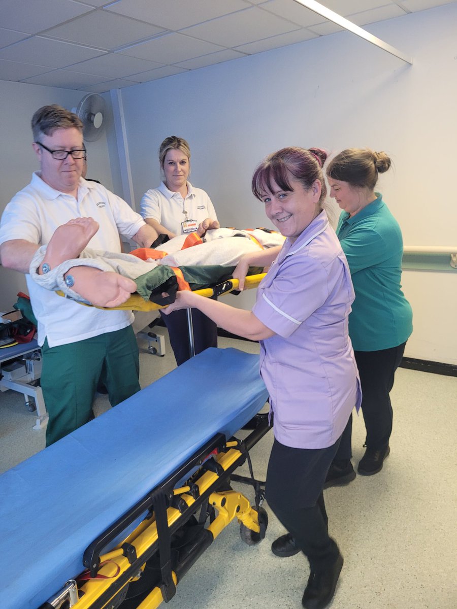 TALouise_'s tweet photo. Training session today on Bolton Stroke Ward with @PrimeCare999 hoping to address manual handling issues in relation to facilitate a smoother discharge home for our patients 😊 @boltonnhsft https://t.co/sZh6KgFttg